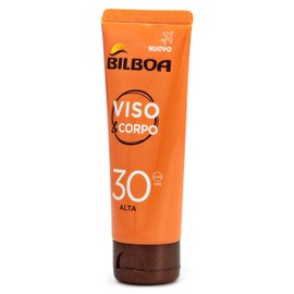 Bilboa Face & Body Cream Face and Body with SPF 30 Protection, Travel Size for Permanent and Intense Taning, Anti-Signs of Ageing, Travel Size 75 ml