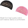 Mesh Crochet 3 PCS Crochet Hair Net, Crocheted Thick Short