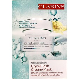 Clarins Cryo-Flash Firming Cream Mask Glow Booster Sample 4.5ml SEALED