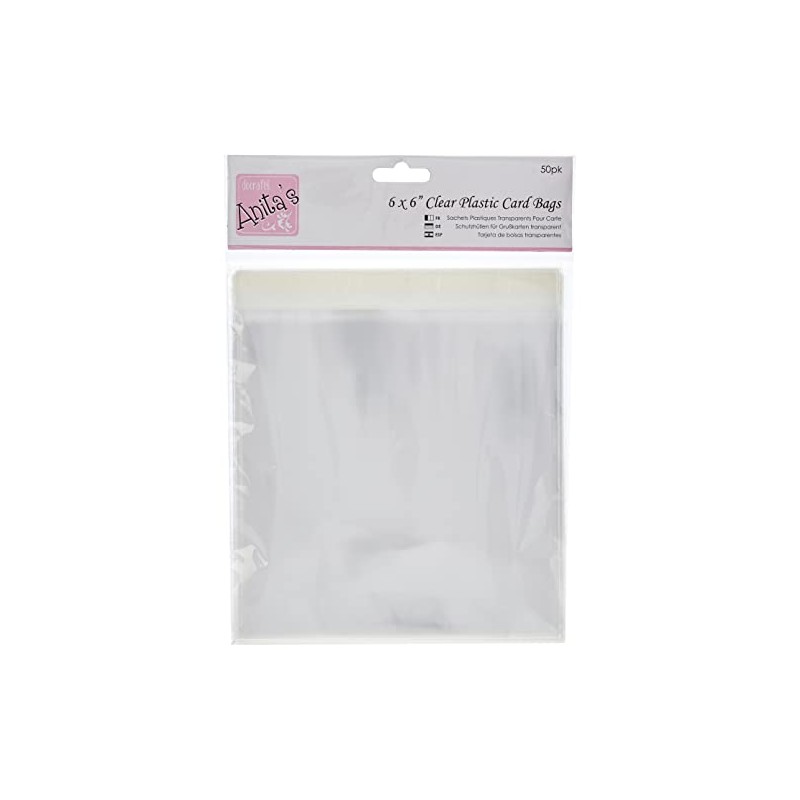 Anitas 167 x 167 mm Plastic Card Bag with 25
