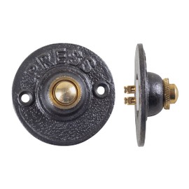 ACL Doorbell Push Button – Hardware – Electric Bell - Antique Style – Two Wired – Easy Installation (Round 60 mm)