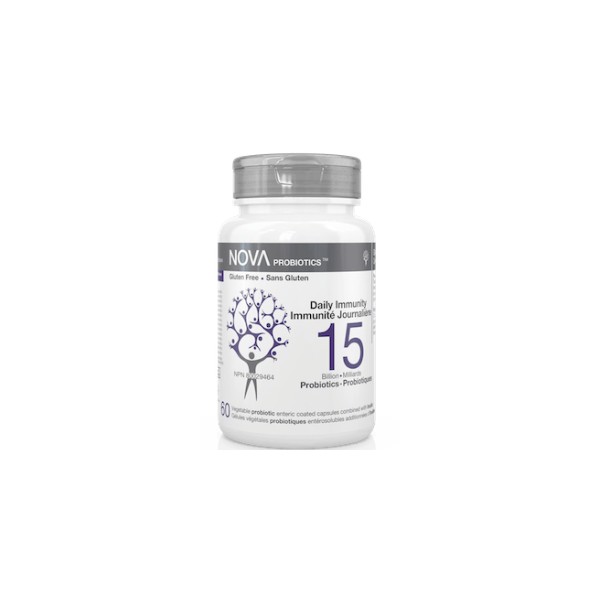 Nova Probiotics Daily Immunity (15 Billion) - 60 V-Caps