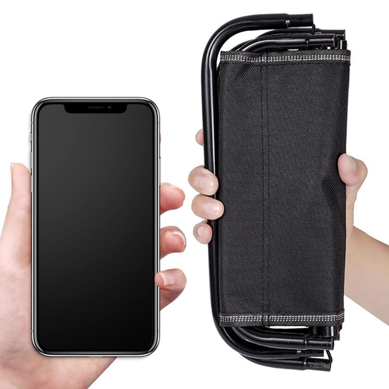 Gadgetking Folding Stool Portable Seat Camping Adjustable Outdoor Festival Chair