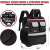Construction Backpack Heavy Duty with Hard Bottom, Tool Backpack for