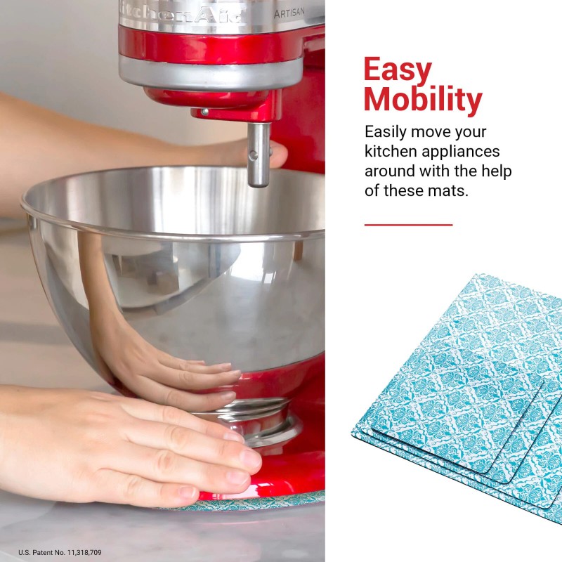 Cooks Innovation Set of 4 Heat Resistant Mats For Kitchen