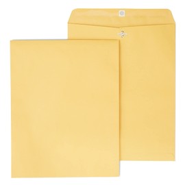 Staples Clasp Kraft Envelopes 11-1/2-Inch X 14-1/2-Inch Brown 100/Box