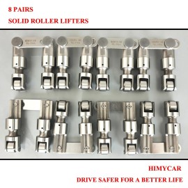 HIMYCAR SBC CHEVY/GM 265-400 PRO RACER SOLID/MECHANICAL ROLLER LIFTERS VERTICAL LINK BAR