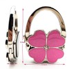 ROFLYER Four Leaf Clover Design Foldable Handbag Hanger Folding Purse