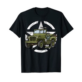 U.S Army WW2 Vehicle 4x4 Armored Car Veteran History T-Shirt