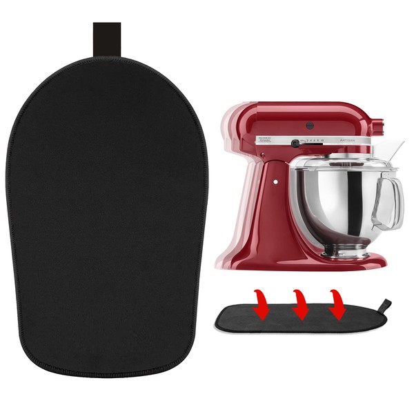Sliding Mat for Kitchenaid Stand Mixer Slider Mat with Bendable Cord Organizers for KitchenAid 4.5-5 Qt Appliances Coffee Air Fryer Slider Mat