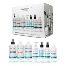 Legacy Nails Professional MANICURE ESSENTIALS NAIL KIT - Designed for nail artists - Products for nail artist at nail salon