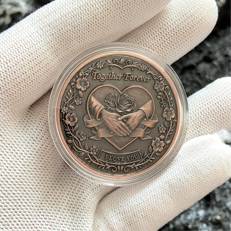 I Love You Challenge Coin - Romantic for Him Her