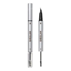 Lápiz Delineador De Cejas Laminado Sheglam 2 En 1 Color Auburn
