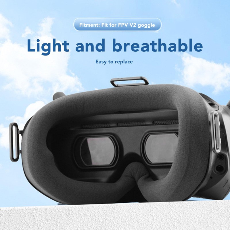 Alomejor BTG Foam Padding for FPV Goggles V2 with Soft