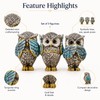 Set of 3 Owl Figurines – Hear No, See No,