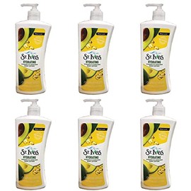 St. Ives Daily Hydrating Vitamin E & Avovado Body Lotion 21 Fl Oz (Pack of 6)