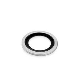 20x PPM 1/8" Metal Rubber Washer 1/8" Self-Centering Bonded Seal - For Static Applications, Rubber Seal, Sealing Ring