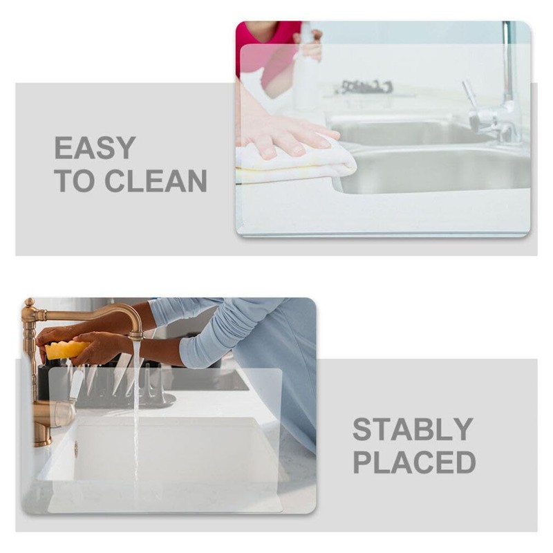 Zerodeko Bathtub Shower Splash Guards Pack of 2 Plastic Bathtub