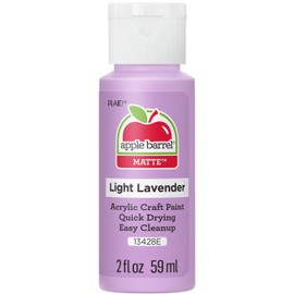 Apple Barrel Pintura acrílica, Lavanda clara 2 fl oz Classic, fácil de aplicar DIY para artes y manualidades, suministros de arte con acabado mate