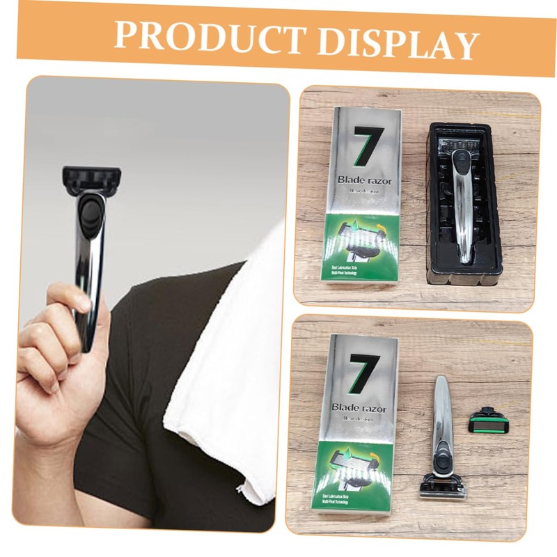 Mikinona Professional Shave Razor Men Stainless Steel Safety Razor Mens