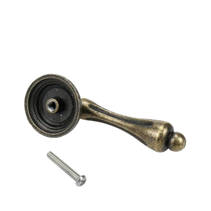 Mcredy Cabinet Tear Drop Pull Handle Pulls Antique Bronze Set