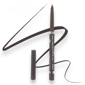 twist-up Lip and Eyeliner pencil with sharpener- Dual ended, waterproof, smudge-proof, on-the-go-beauty (brown, one size)