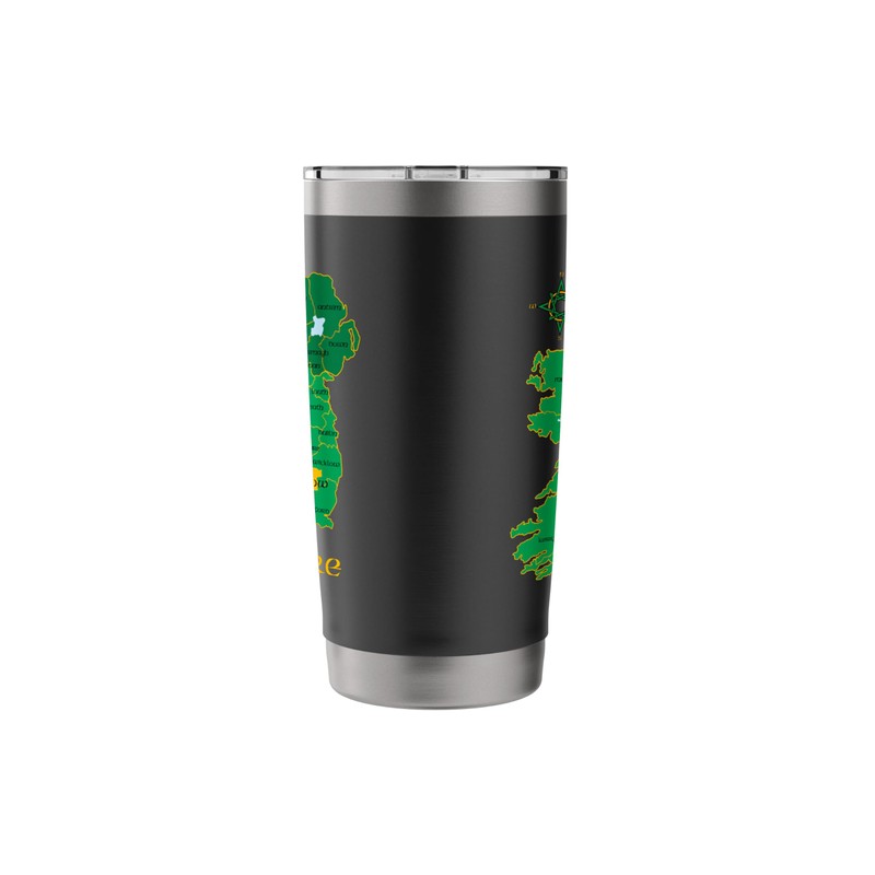 Carlow Ireland Eire Irish Travel Guide Map Stainless Steel Insulated