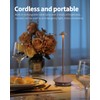 NEWSEE Modern Cordless Table Lamp Set of 2, Portable LED