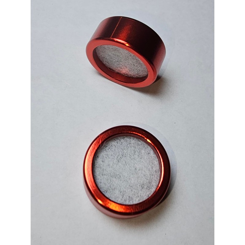 Reusable Metal Rings (4) and Replacement Activated Carbon Filters (100)