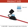 MUYI 6 Pack 14AWG Inline Fuse Holder with 12 Volt