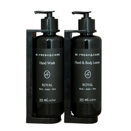 FRESH & CARE COLLECTION | Kit de Amenidades Hoteleras – Velvet Rose & Amber – Set de Jabón y Crema para Hoteles, Airbnb y Spa. 355ml