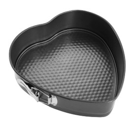 24cm Heart Shape Cake Tin Non Stick Spring Form Heart Shaped Cake Tins