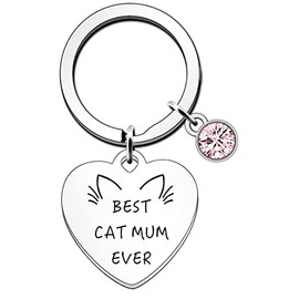 JETTOP Funny Cat Mum Gift from Cat Cat Lover Mum Cat Mum Birthday Christmas Best Cat Mum Ever
