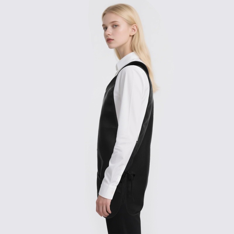 DOPENSPI Unisex Cobbler Apron with Side Ties and 2 Deep