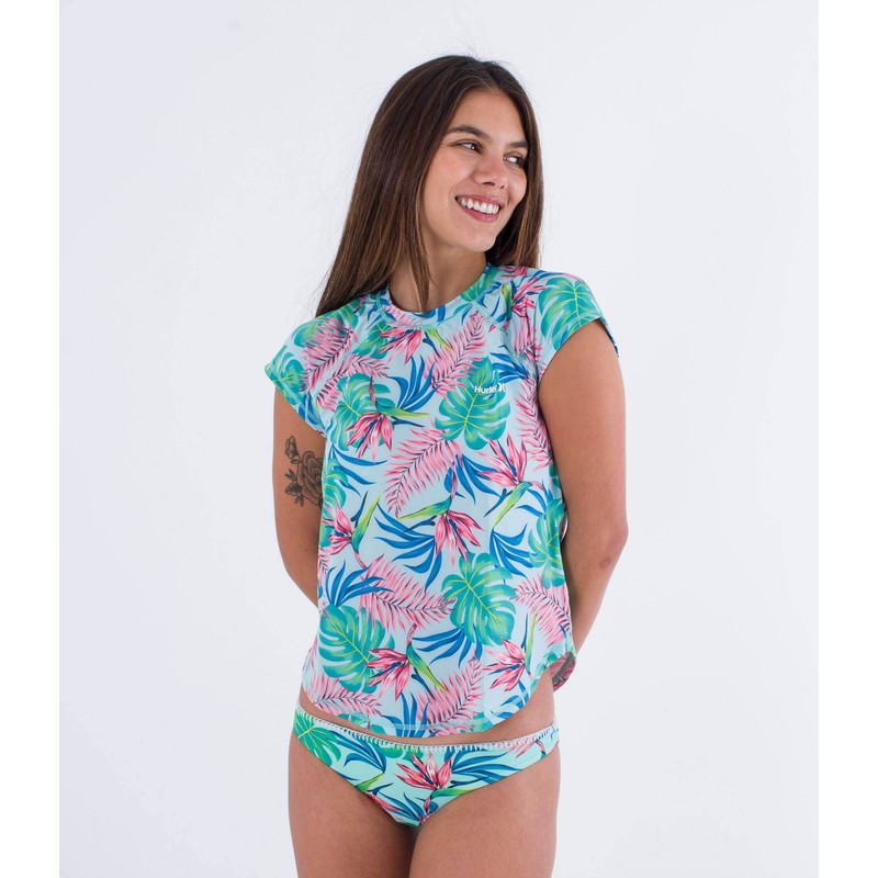 Short sleeves Lycra Womens - Java Tropical