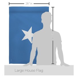 Breeze Decor H108298 Somalia World Nationality Decorative Vertical House Flag, 28" x 40" inch, Multi-Color