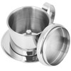 Drip Coffee Filter Pot Silver 304 Stainless Steel Hhousehold Bbrewing
