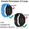 GVFM Bands Compatible with Garmin Forerunner 25, Soft Silicone Replacement