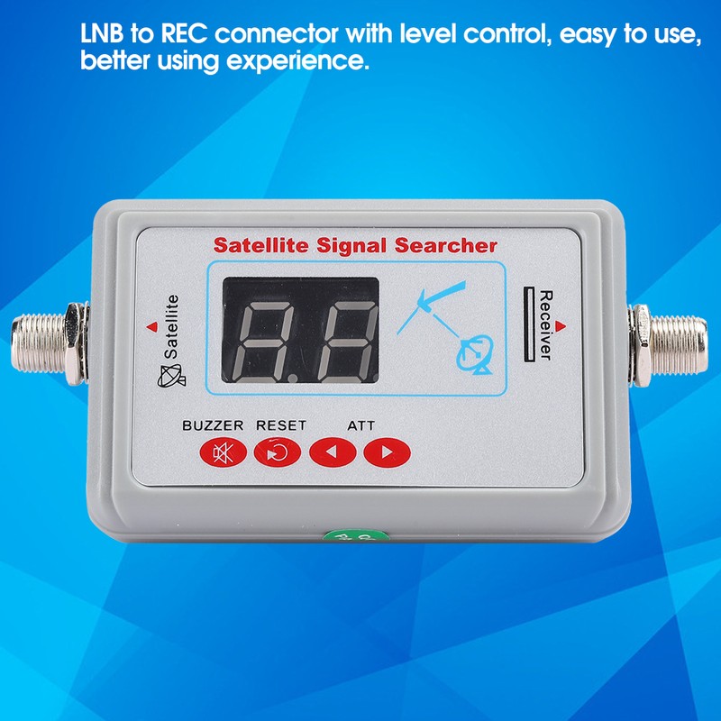 SF95DL Sensitive Satellite Finder Portable Signal Strength Meter with Digital
