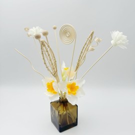 Flower Reed Diffuser Sticks Set,Diffuser Sticks Refill Replacement for Home Bedroom Office Bathroom Shelf Washbasin Decor (12, Set 2)