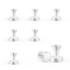 Magnetic Pin, Kyodo-ya Strong Neodymium Magnets, Set of 8, White,