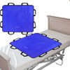 CareFound 48" x 40" Positioning Bed Pad with Handles for Transferring Patients Board Lift Sheet with 8 Handles -Reusable & Washable Patient Sheet for Turning, Repositioning-Super Durable Fabric