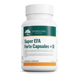 Genestra Brands - Super EFA Forte Capsules + D - Fish Oil Formula to Support Cognitive, Cardiovascular, and Joint Health - 60 Softgels