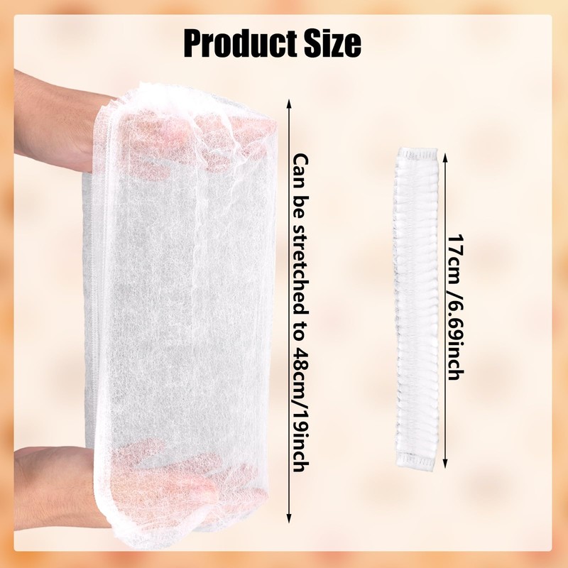 BOXOB 100pcs Bread Proofing Basket Cloth Liner, Disposable Non-Stick Dough