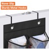 KIMBORA 2 Packs Narrow Over the Door/Wall Shoe Organizer, Small
