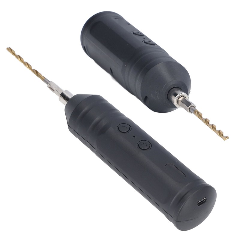 Electric Screwdriver Cordless with 3pcs Twist Drill Bit Tool Set