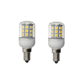 2 x E14 5 W LED Light 30 x 5050 SMD LEDs Spot Lamp Brine Light Warm White 12 V to 24 V DC
