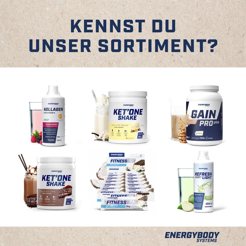 Energybody® Nature Whey Protein Powder Sample Pack - 5 x