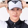 (블랙 | FREE) 남자 골프 썬캡 모자 [화이트] (Black |