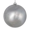 Vickerman 4" Silver Foil Ornament, 6 per Bag